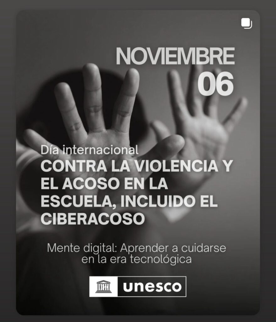 DÍA INTERNACIONAL CONTRA LA VIOLENCIA Y EL ACOSO EN LA ESCUELA ...